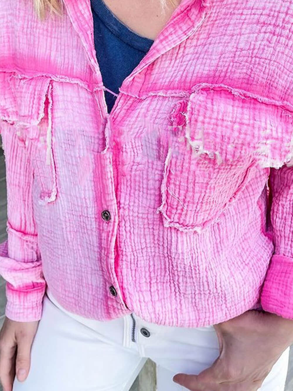 Hot Pink Corduroy Jacket