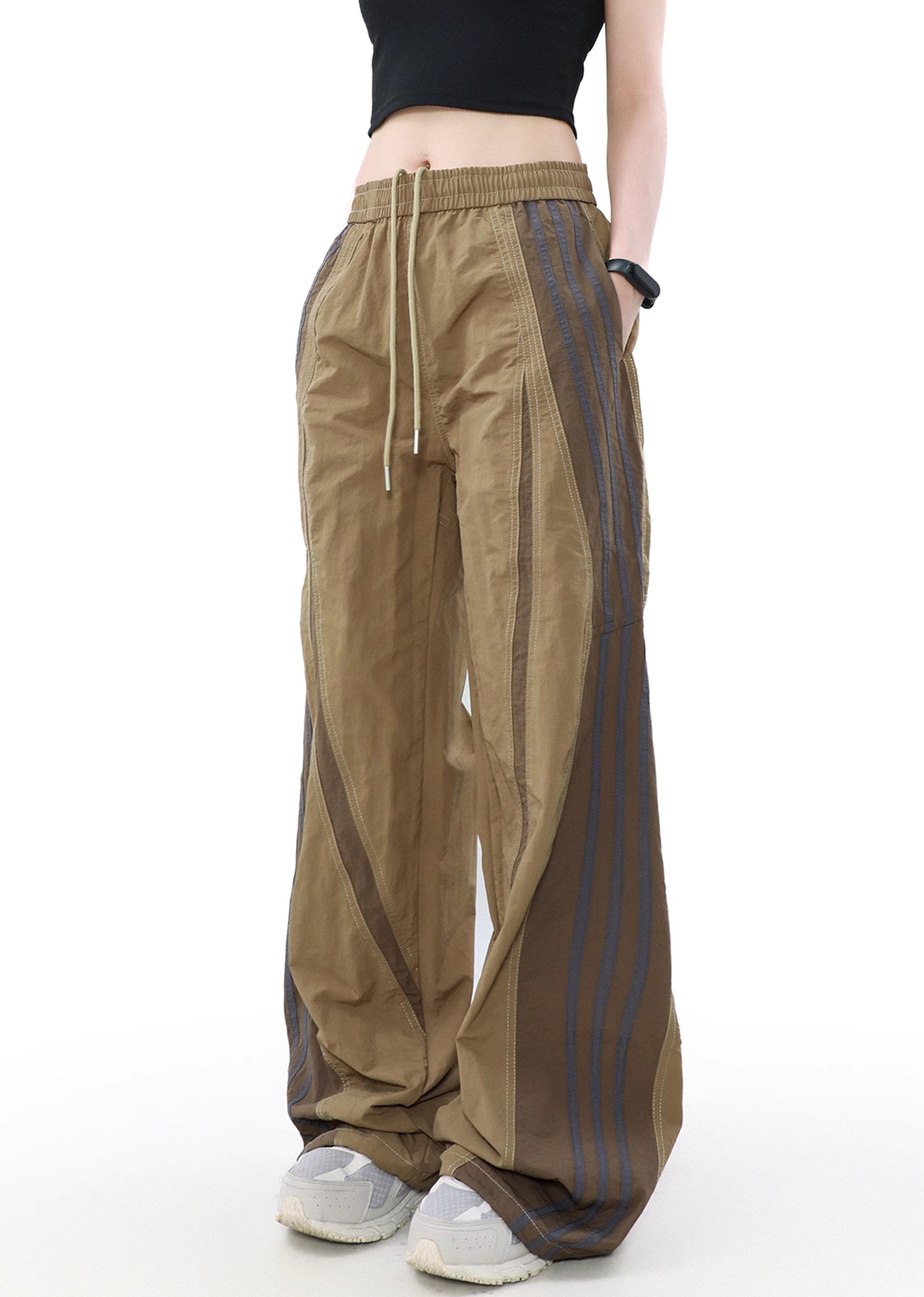 【MR nearly】Sideline sporty casual main booth pants  MR0111