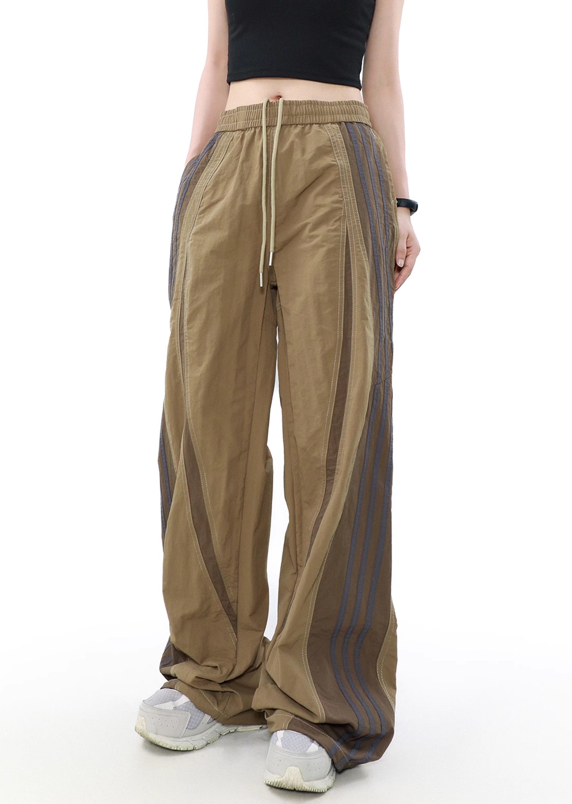 【MR nearly】Sideline sporty casual main booth pants  MR0111