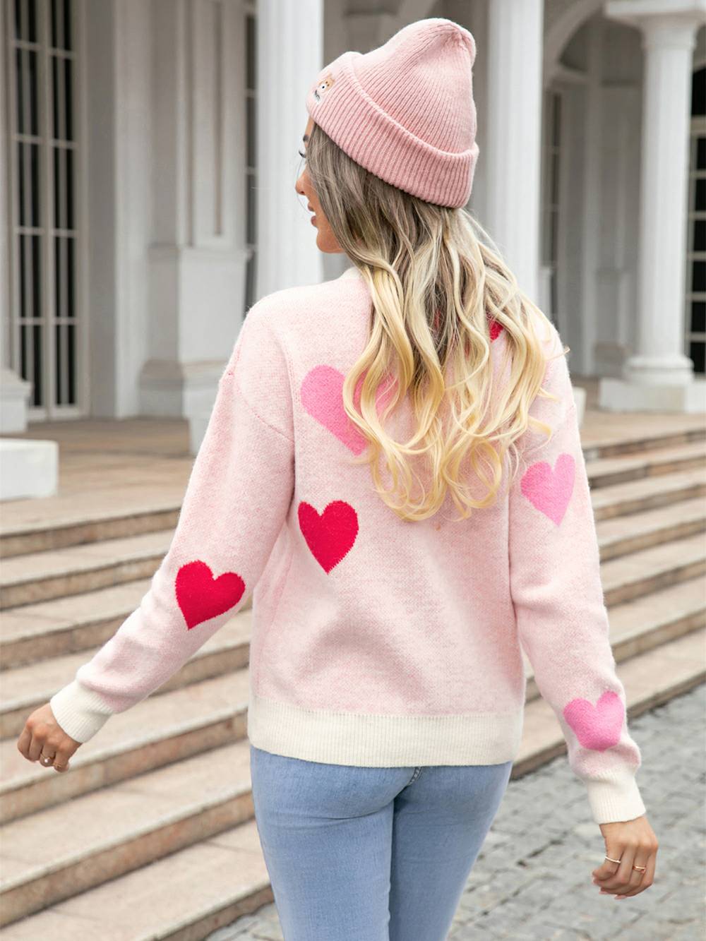 Sweetheart Cozy Knit Pullover Sweater