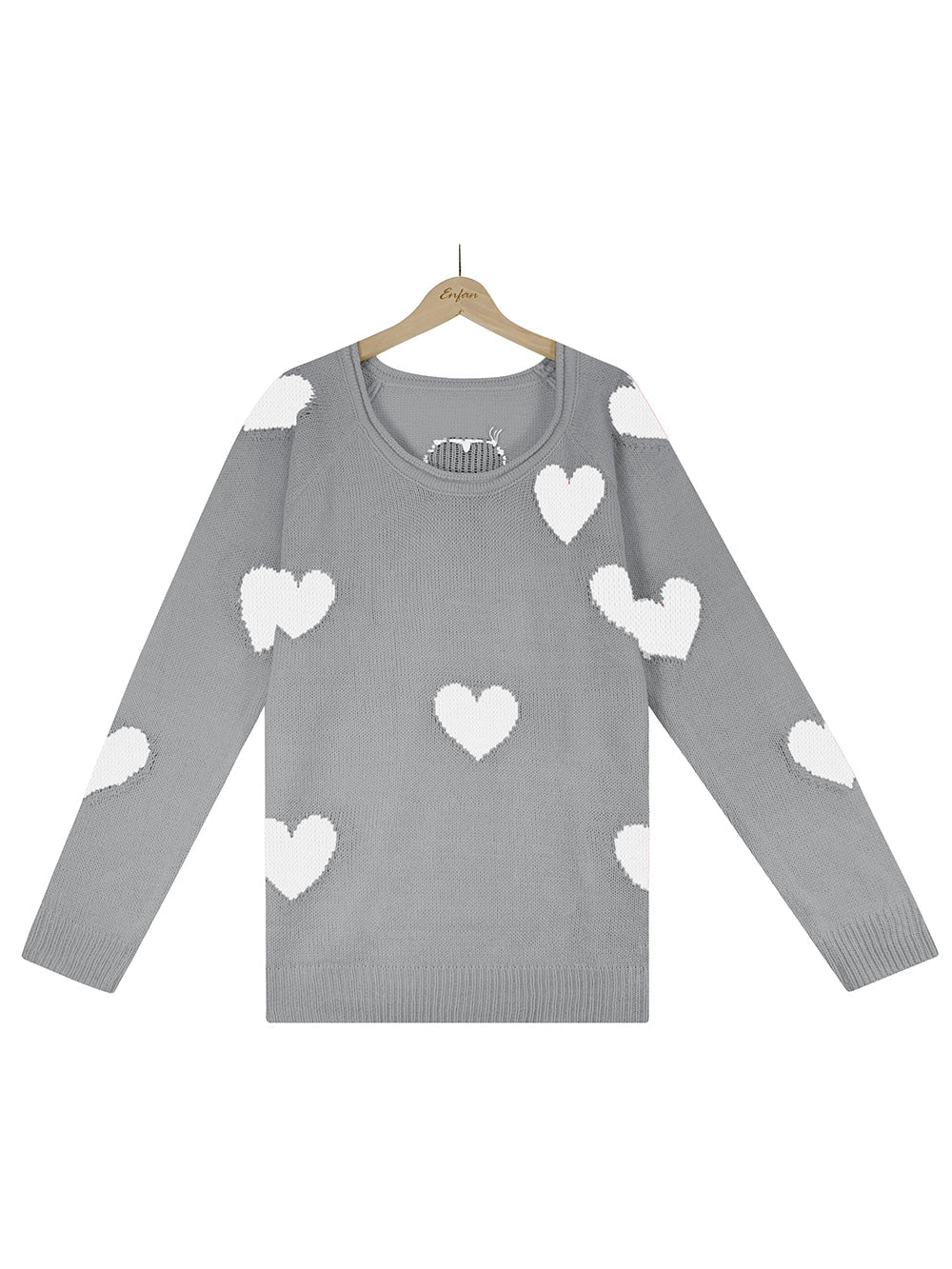 Valentine's Day V-Neck Knit Sweater