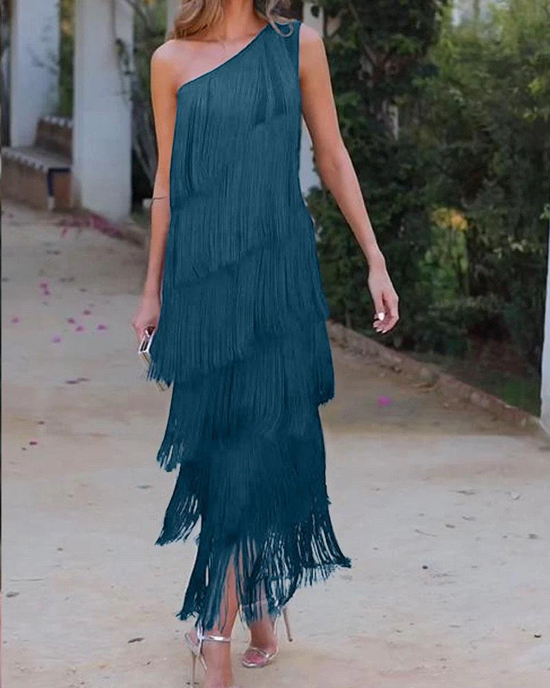 Callistari fringed dress