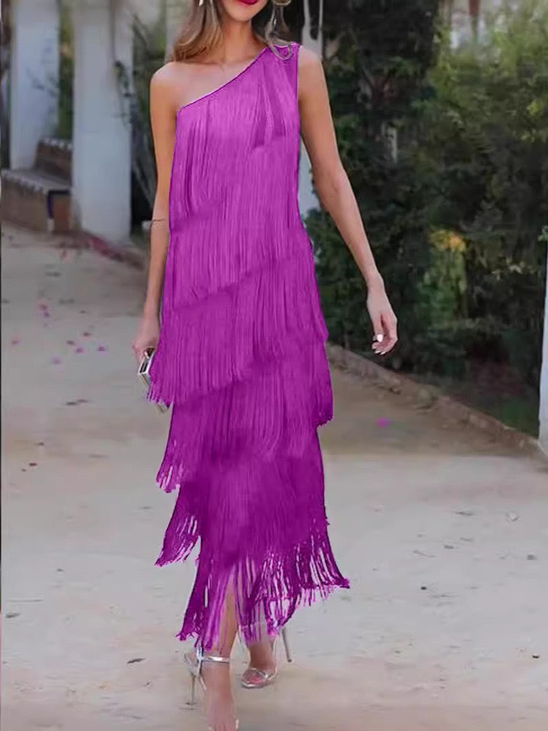 Callistari fringed dress