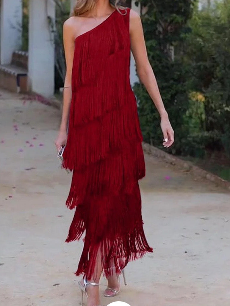 Callistari fringed dress