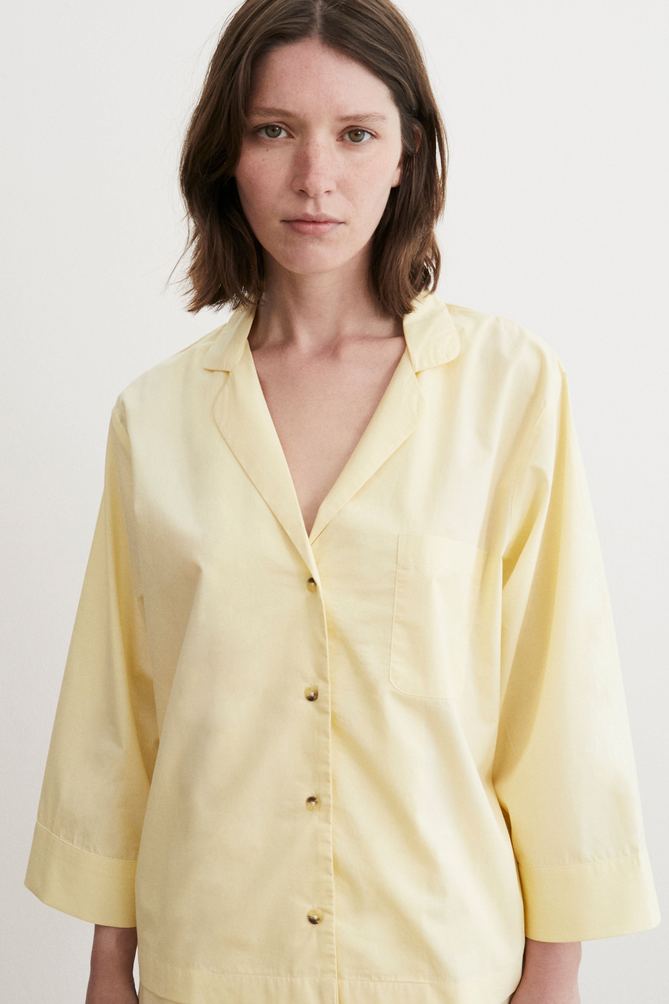 Relaxed Pale Yellow Pyjama Set