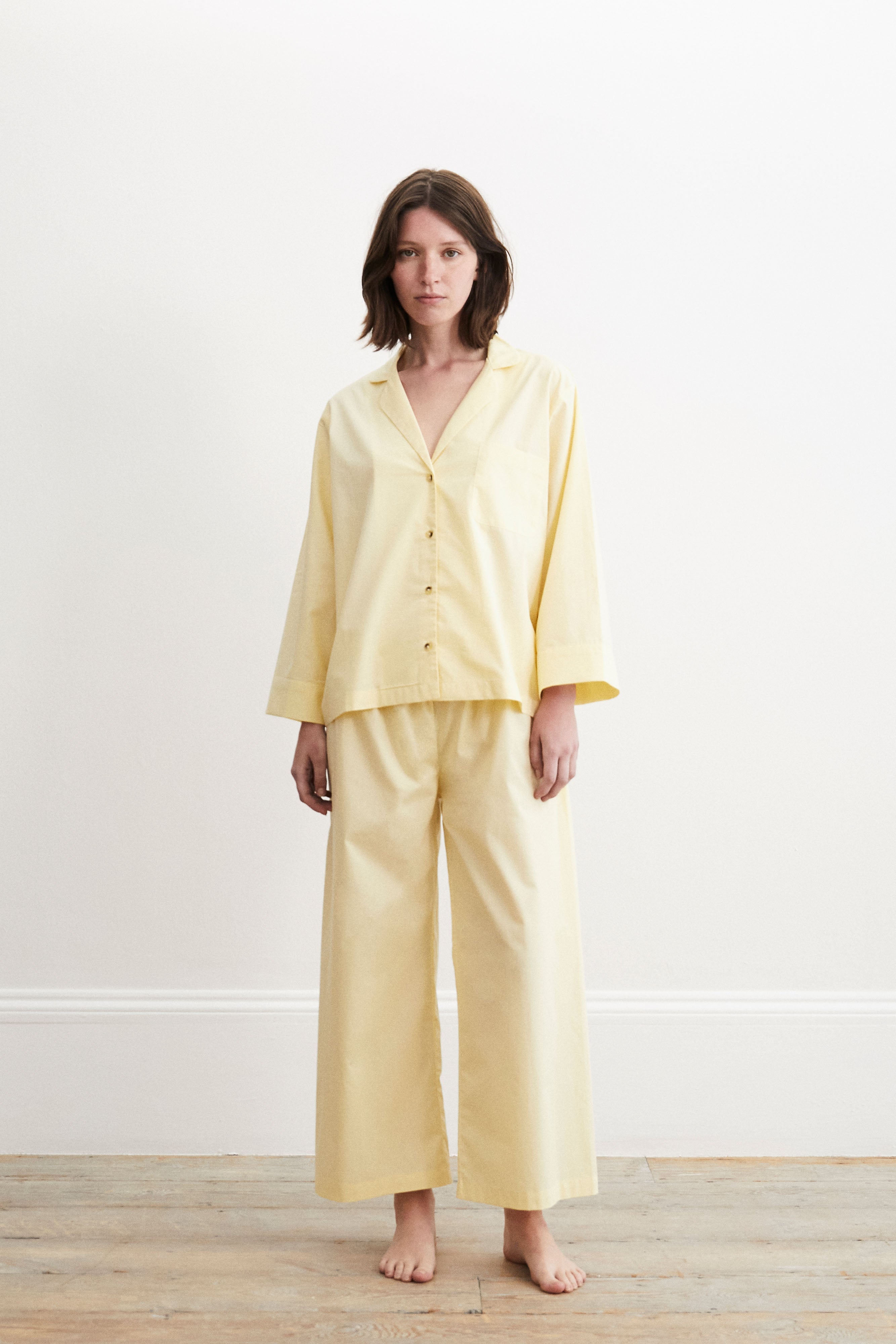 Relaxed Pale Yellow Pyjama Set