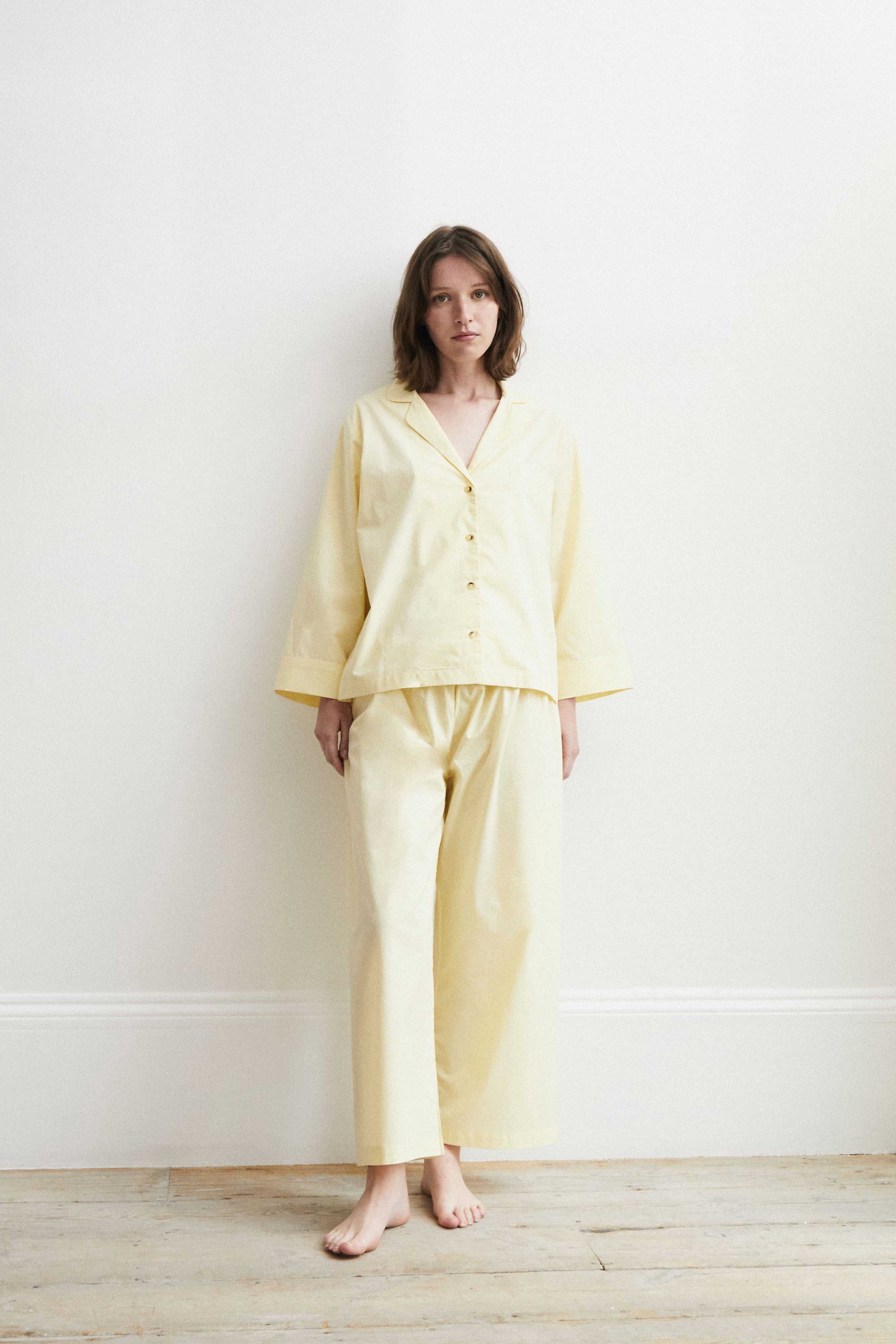 Relaxed Pale Yellow Pyjama Set