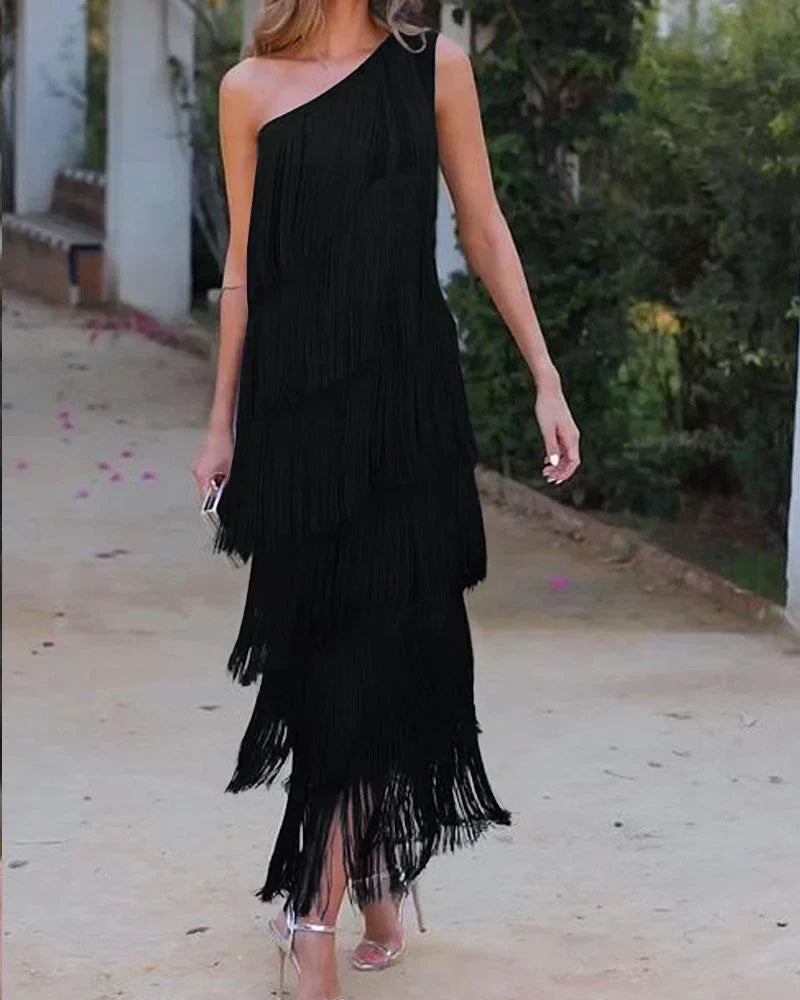 Callistari fringed dress