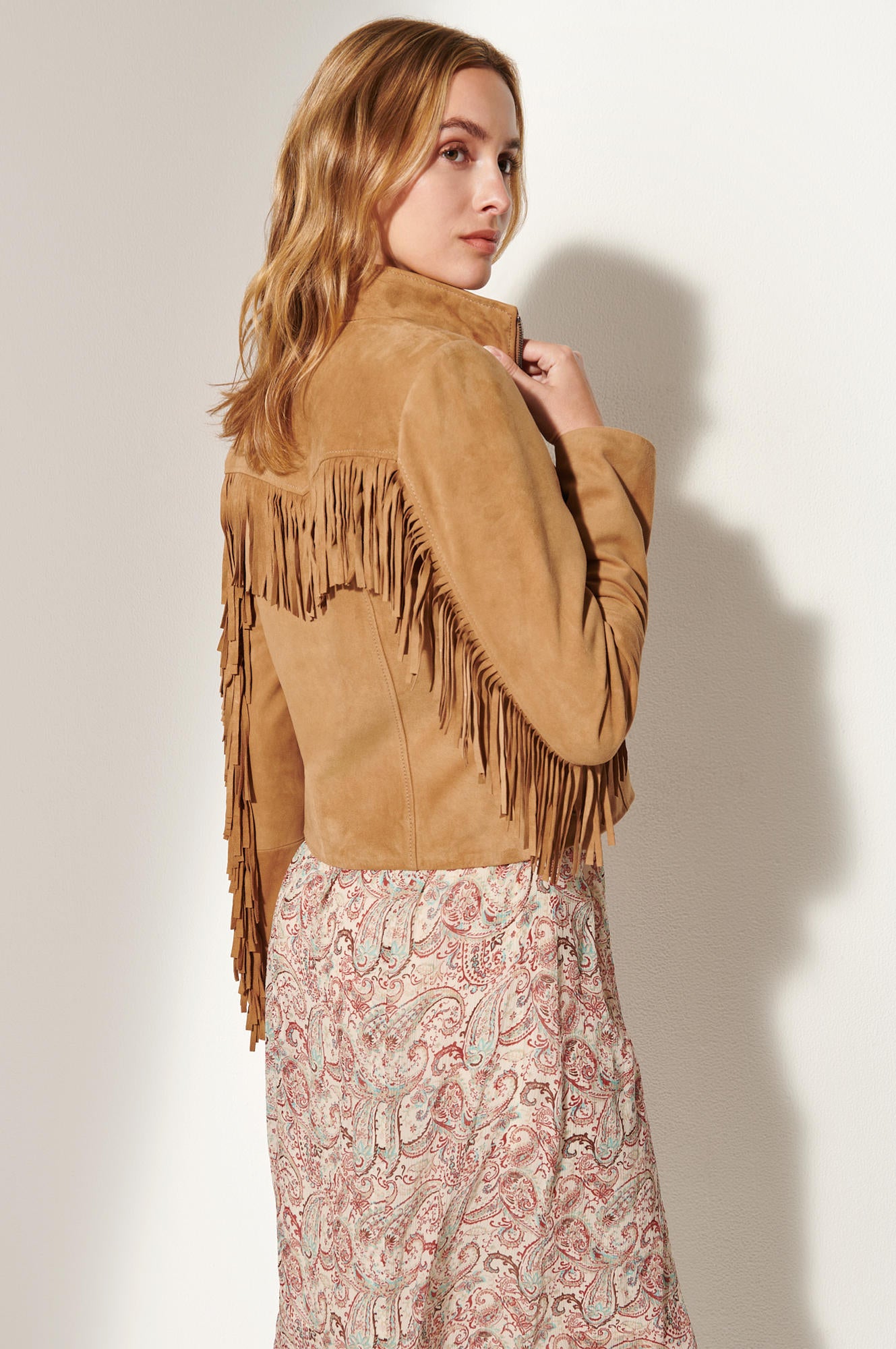 Cadie Suede Leather Jacket