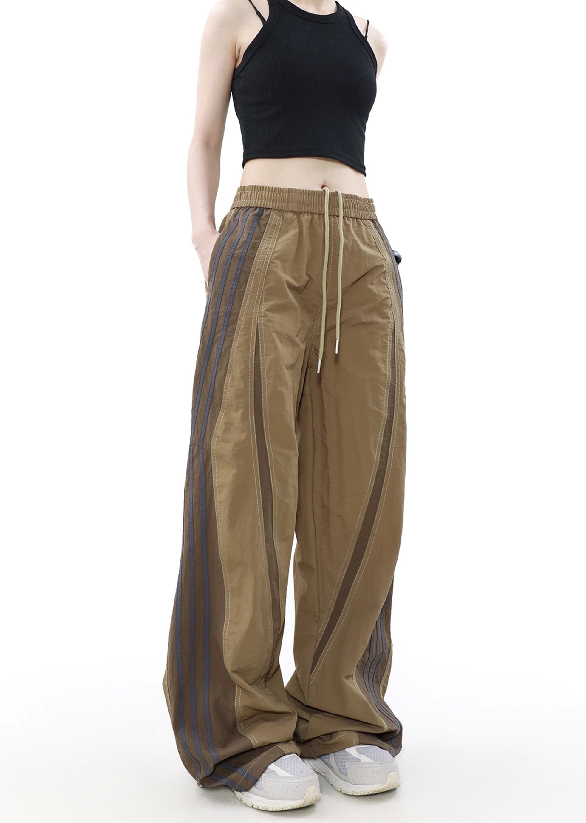 【MR nearly】Sideline sporty casual main booth pants  MR0111