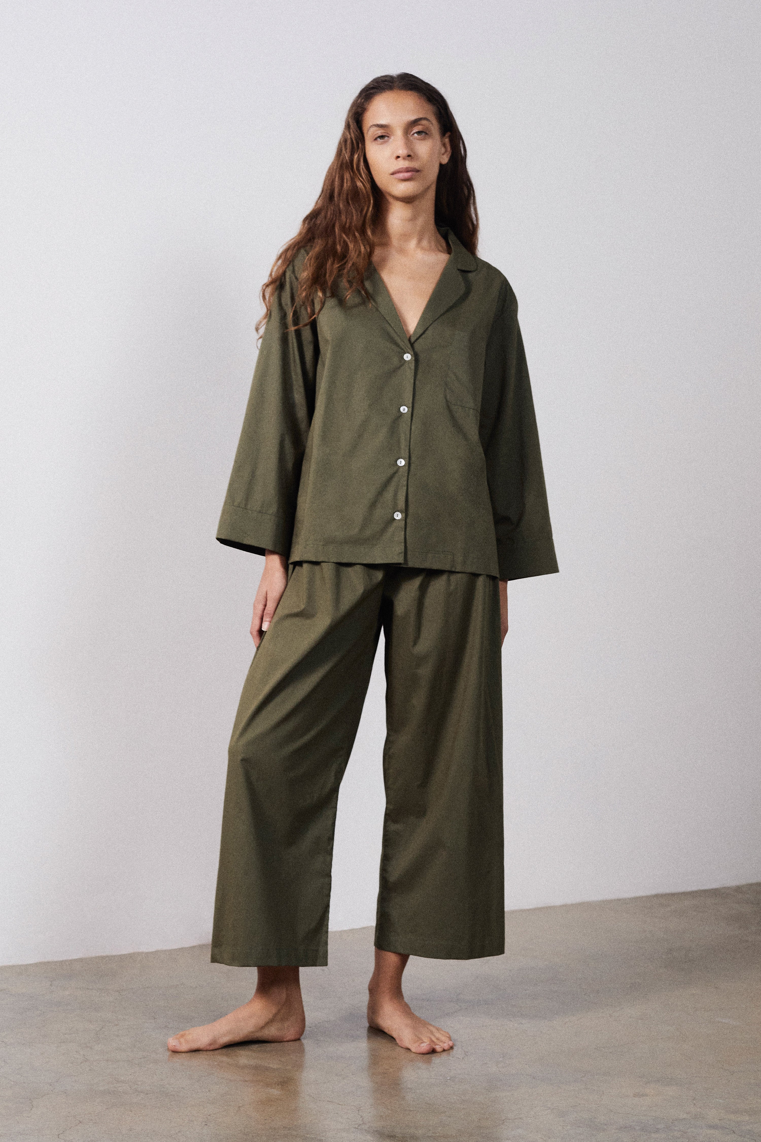 Relaxed Olive Pyjama Set