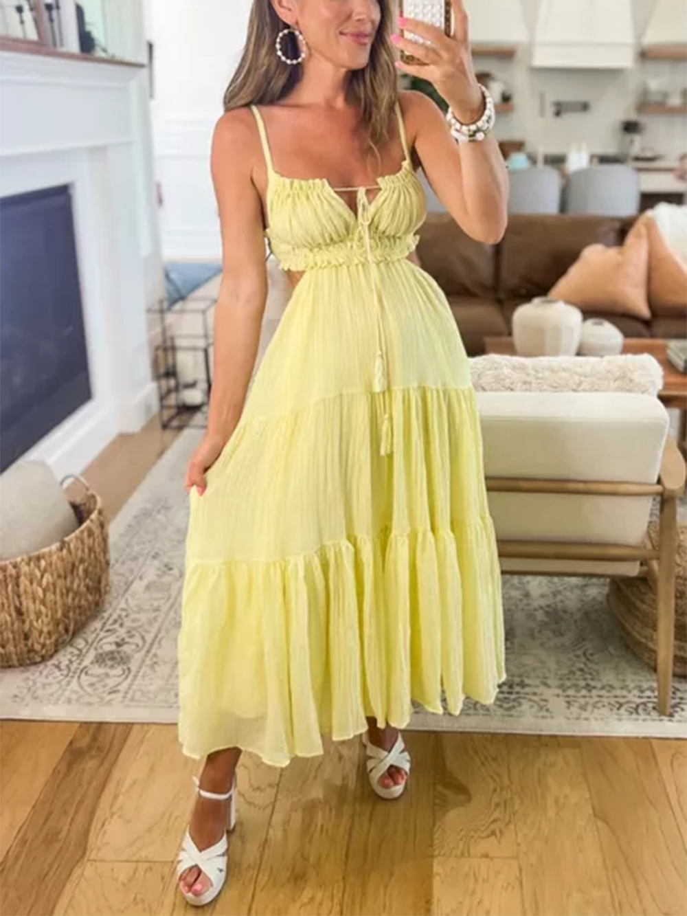 Magical Moments Maxi Dress Yellow