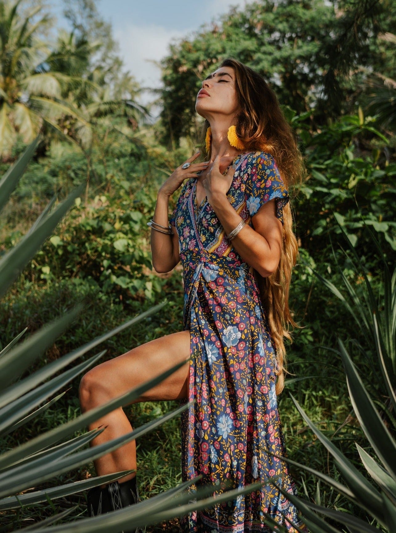 Joseph Bohemian Wrap Maxi Dress